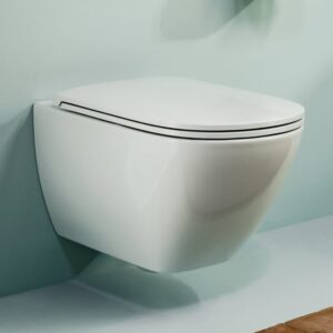 LAUFEN LUA wandtoilet met toiletbril met CleanCoat (LCC), wit