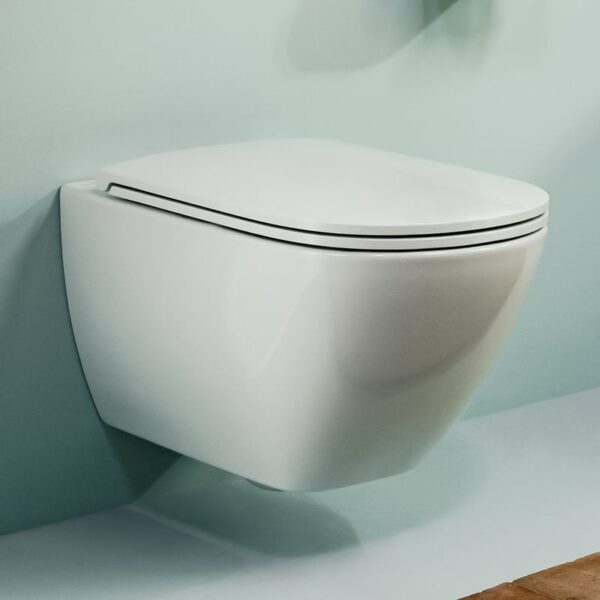 LAUFEN LUA wandtoilet met toiletbril met CleanCoat (LCC), wit