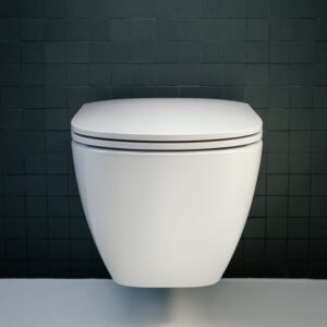 LAUFEN LUA wandtoilet met toiletbril met CleanCoat (LCC), wit - Afbeelding 3