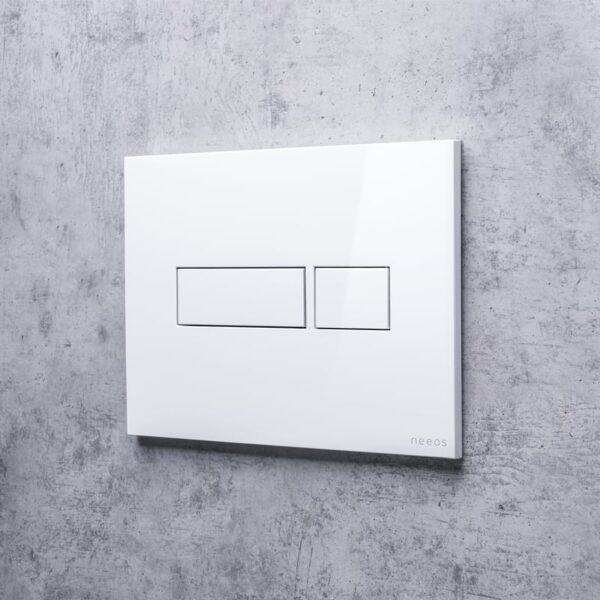 neeos FP15 bedieningsplaat voor toilet wit