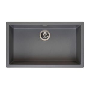 Reginox Amsterdam keukenspoelbak grijs metallic