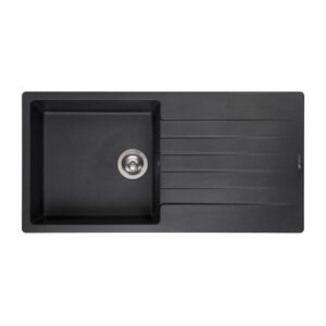 Reginox Harlem keukenspoelbak zwart metallic - Afbeelding 3