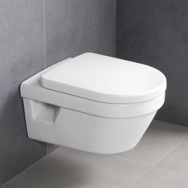 Villeroy & Boch Architectura wandtoilet met DirectFlush, met toiletbril met CeramicPlus, wit