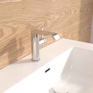 Villeroy & Boch Embrace wastafelmengkraan met AquaSmart, chroom
