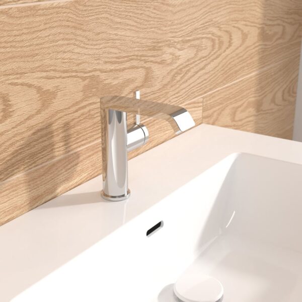 Villeroy & Boch Embrace wastafelmengkraan met AquaSmart, chroom