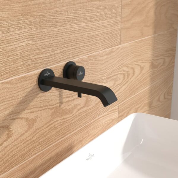 Villeroy & Boch Embrace wastafelmengkraan met AquaSmart, matzwart
