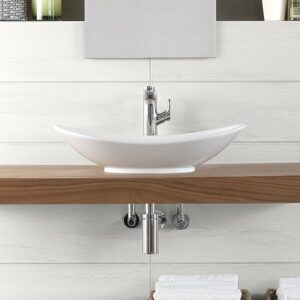 Villeroy & Boch My Nature opzetwastafel met CeramicPlus, wit