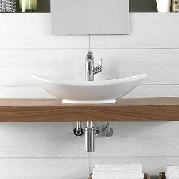 Villeroy & Boch My Nature opzetwastafel met CeramicPlus, wit