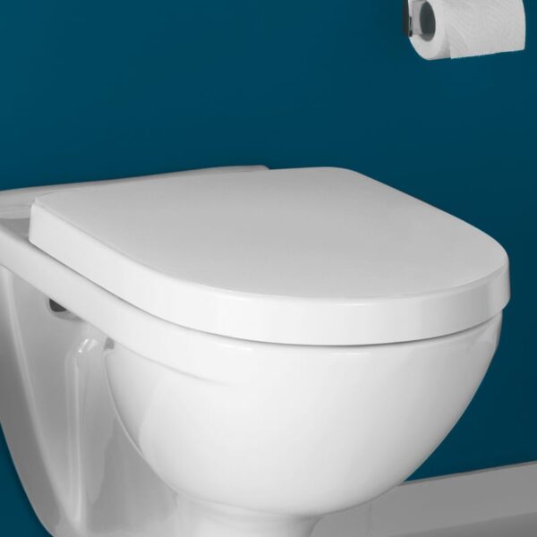 Villeroy & Boch O.novo toiletbril met softclose-mechanisme en afneembaar, wit