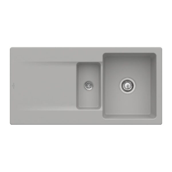 Villeroy & Boch Siluet 60 R keukenspoelbak fossiel