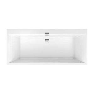 Villeroy & Boch Squaro Edge 12 rechthoekig ligbad, inbouwwit - Afbeelding 4