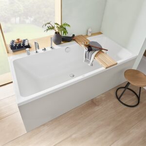 Villeroy & Boch Subway rechthoekig ligbad, inbouw wit - Afbeelding 4