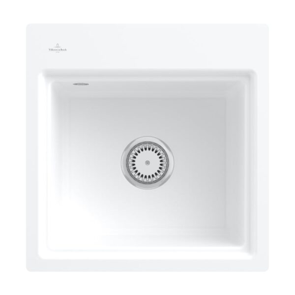 Villeroy & Boch Subway Style 50 S Platte spoelbak wit alpine hoogglans