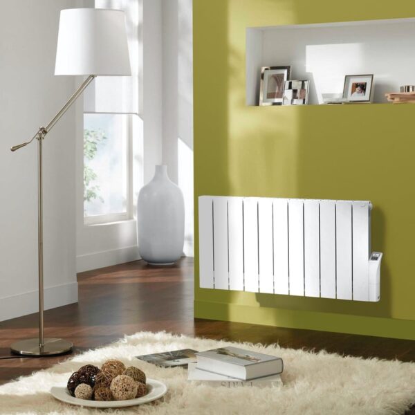 Zehnder Alura Tech designradiator, puur elektrische bediening 2000 W wit