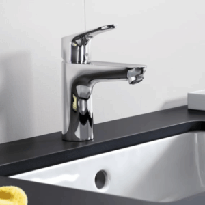 hansgrohe Focus wastafelmengkraan 100 met EcoSmart, met trekstangafvoerset, chroom