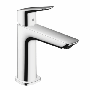 hansgrohe Logis wastafelmengkraan 110 met EcoSmart, met push-open afvoerplug, chroom