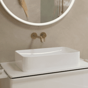 hansgrohe Tecturis S wastafelmengkraan met EcoSmart+, met altijd open afvoerplug, geborsteld brons