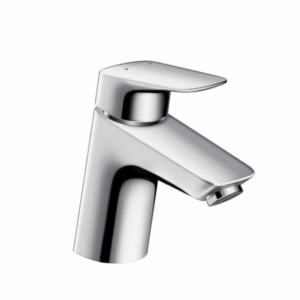 hansgrohe Logis wastafelmengkraan 70 met EcoSmart, met push-open afvoerplug, chroom