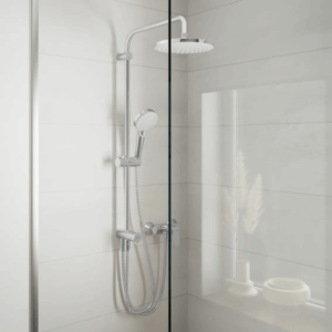 hansgrohe Vernis Blend opbouwdouchesysteem voor armatuur met EcoSmart, chroom